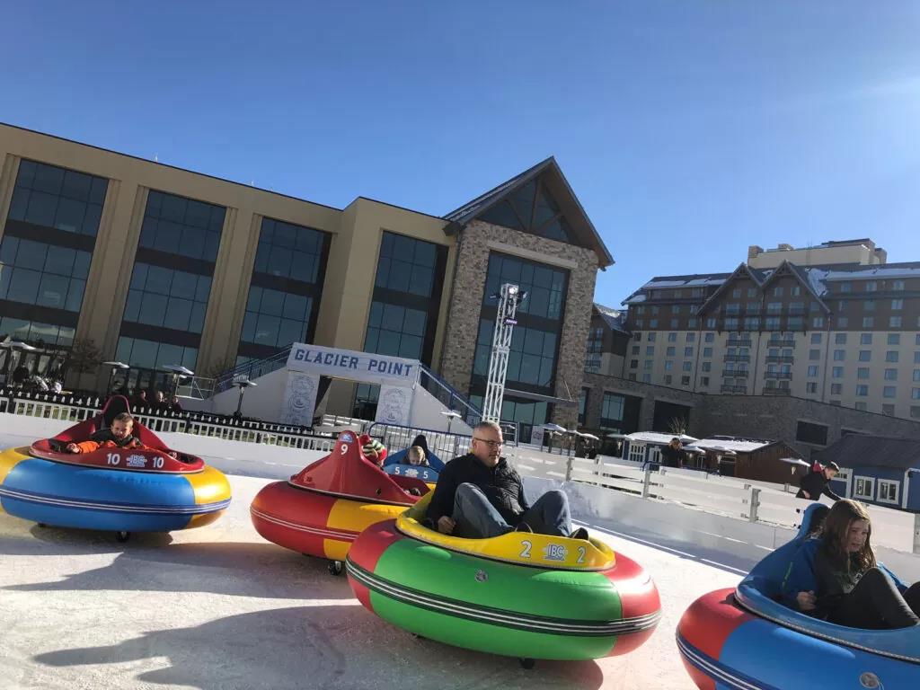 Bumper Car Bussiness on ice