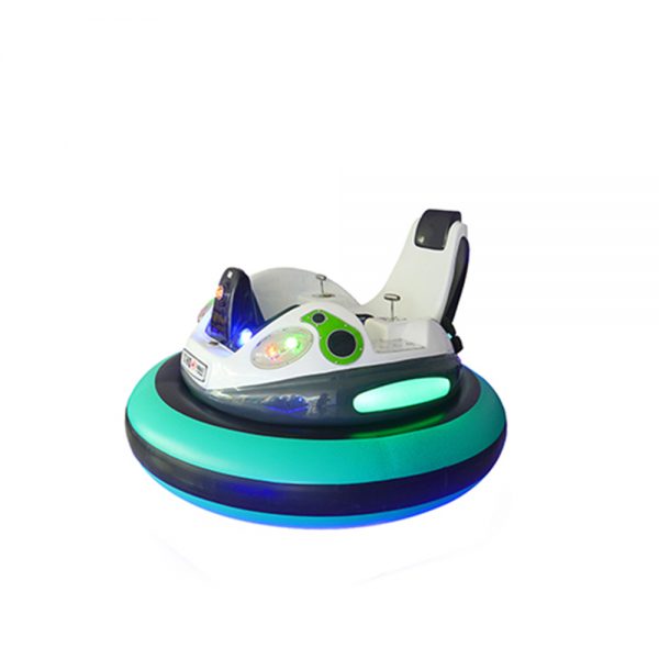 Huaqin Amusement Factory Space Ship Theme White Color Dodgem Car Kids Bummper Car For Sale