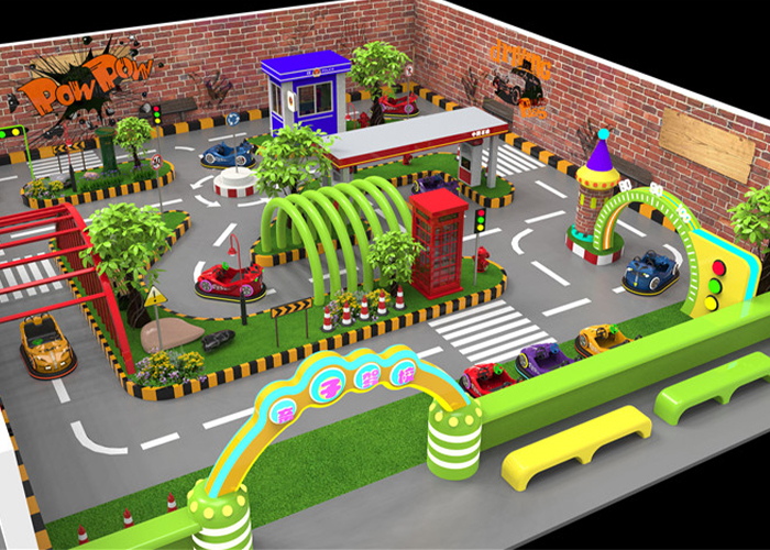 Modeling design of 500 square amusement playground