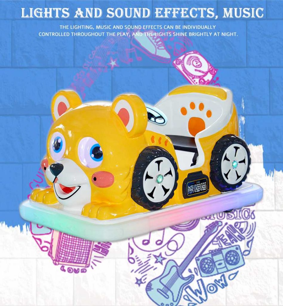 huaqin remote control panda animal amusement kiddie ride for sale