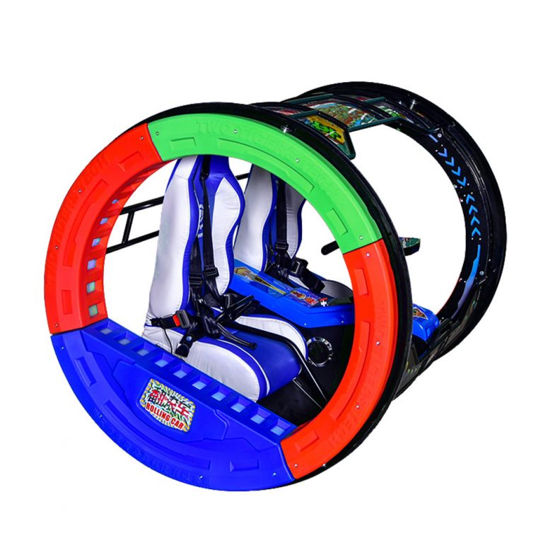 huaqin amusement adult ride 360 degree happy rolling car made in china