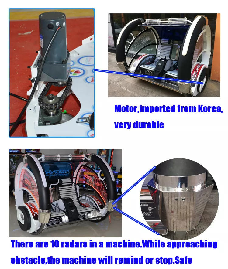 HQ amusement machine supplier moonwalk 360 happy car for sale