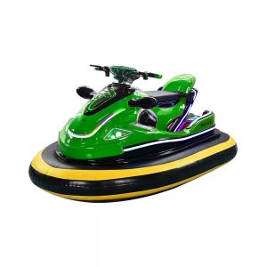 Green MotorBoat Ride Electric Bumper Cars For Sale