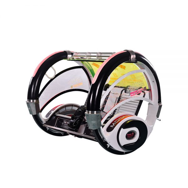 Huaqin Amusement Machine Supplier Spacewalk Theme Outdoor Carnival 360 Rolling Car For Sale