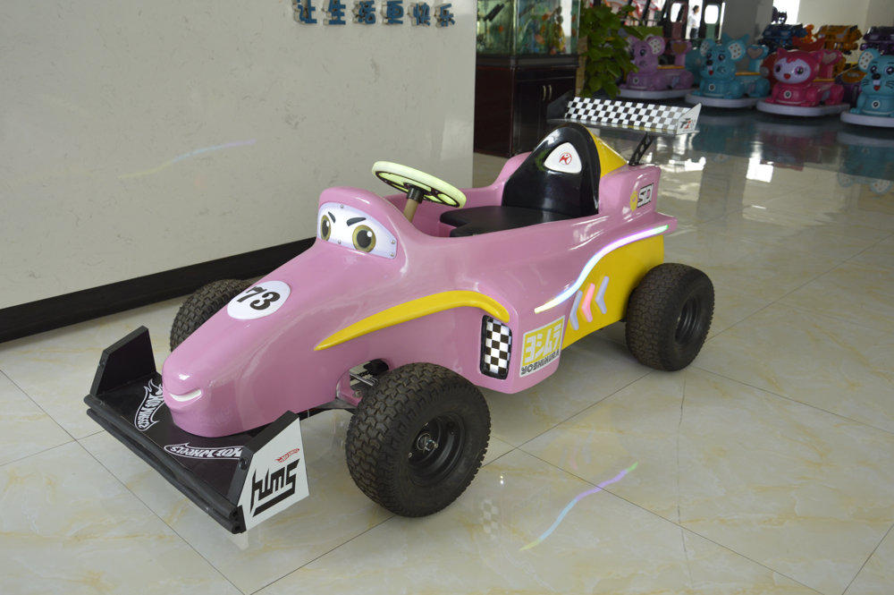 pink eletric race car 