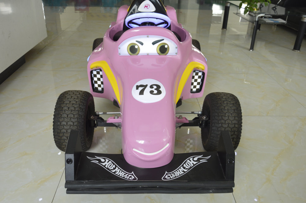 pink eletric race car 