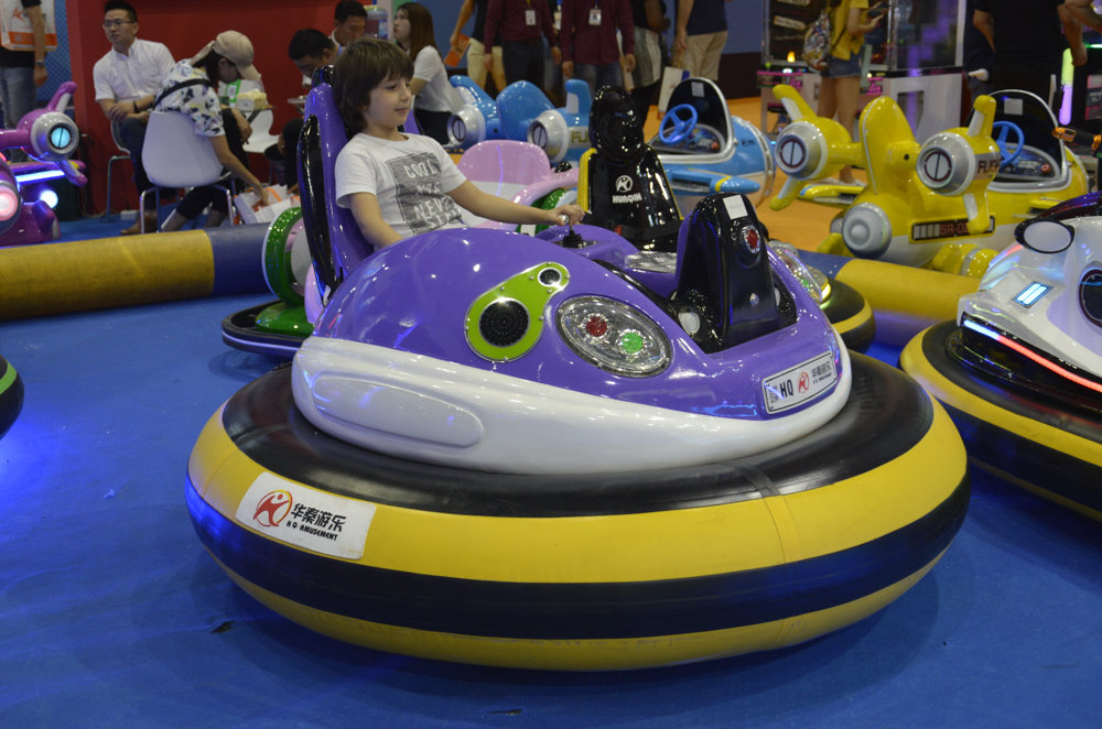 Amusement Machine Supplier 1 Plyer Purple Kids Dodgem car for sale