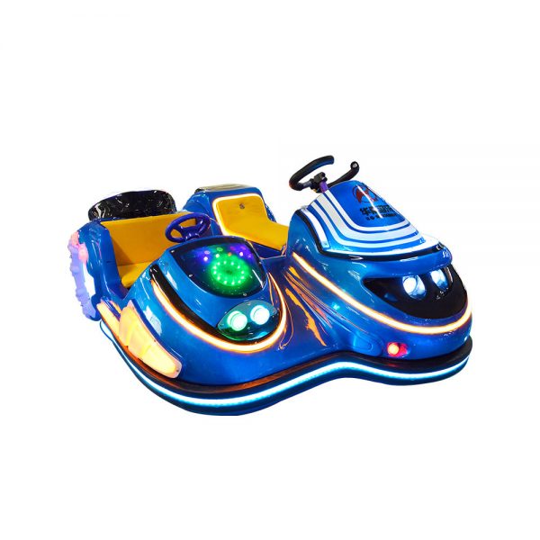 China Amusement Manufacturer Blue Color Family Amusement Ride Parent-kid Police Motorcycle