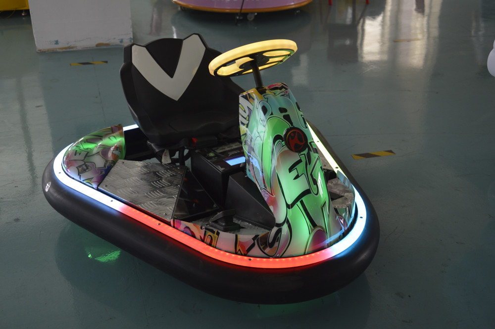 HQ Amusement Machine Supplier Electronic 12V Battery Drift Airship Bumper Cars For Adults