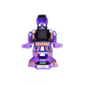 Huaqin Amusment machine supplier Parent-kid Purple Outdoor Walking Robot Amusement Ride for Sale