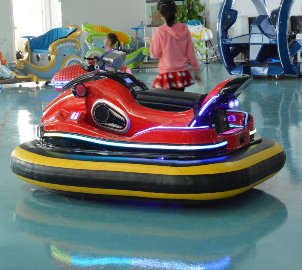 Color Motor Bot huaqin double air cushion safety adult motorboat bumper car for sale