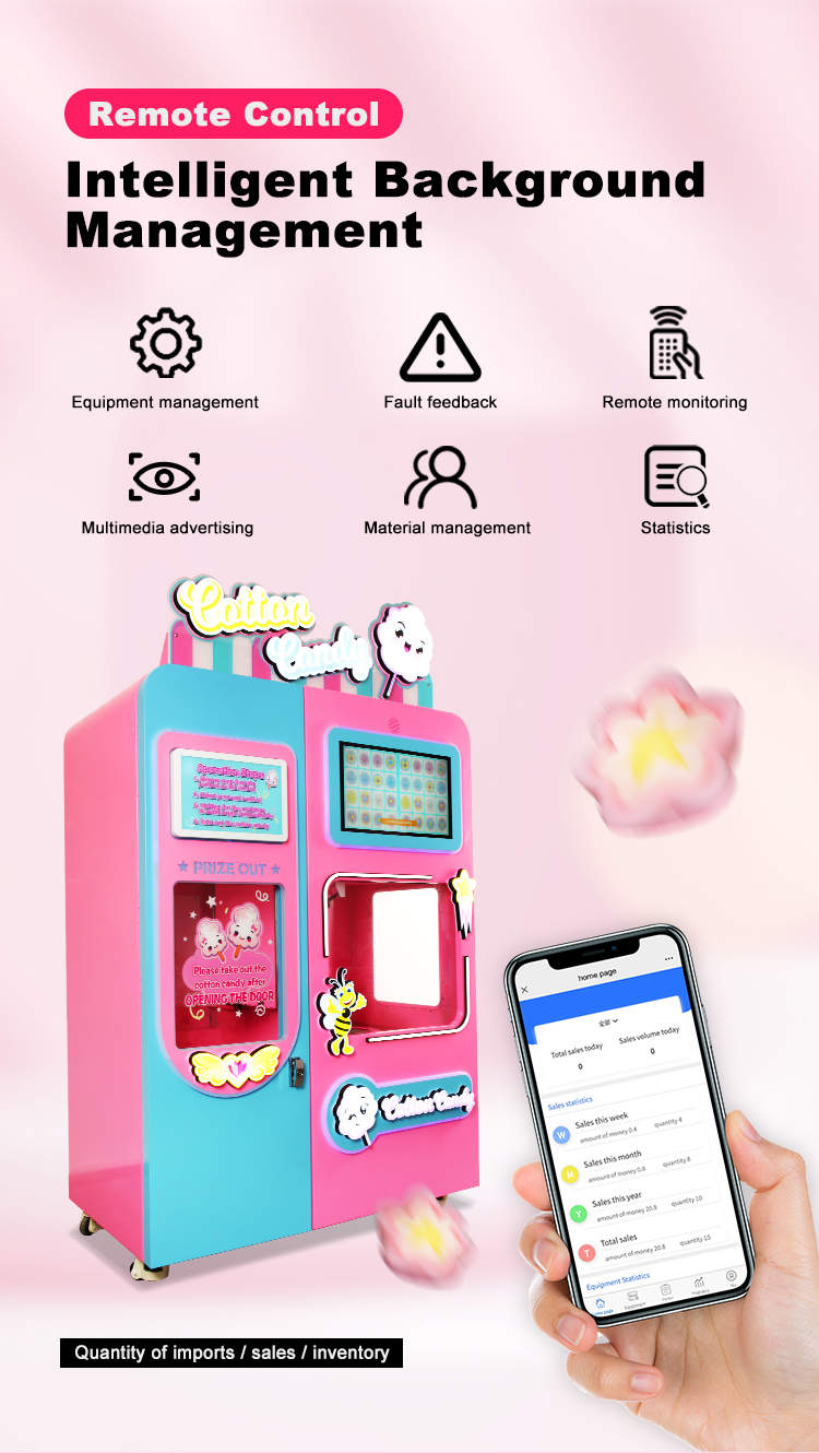 Automatic Cotton Candy Machine Details