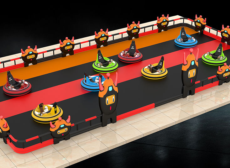 Commercial kids bumper car site design