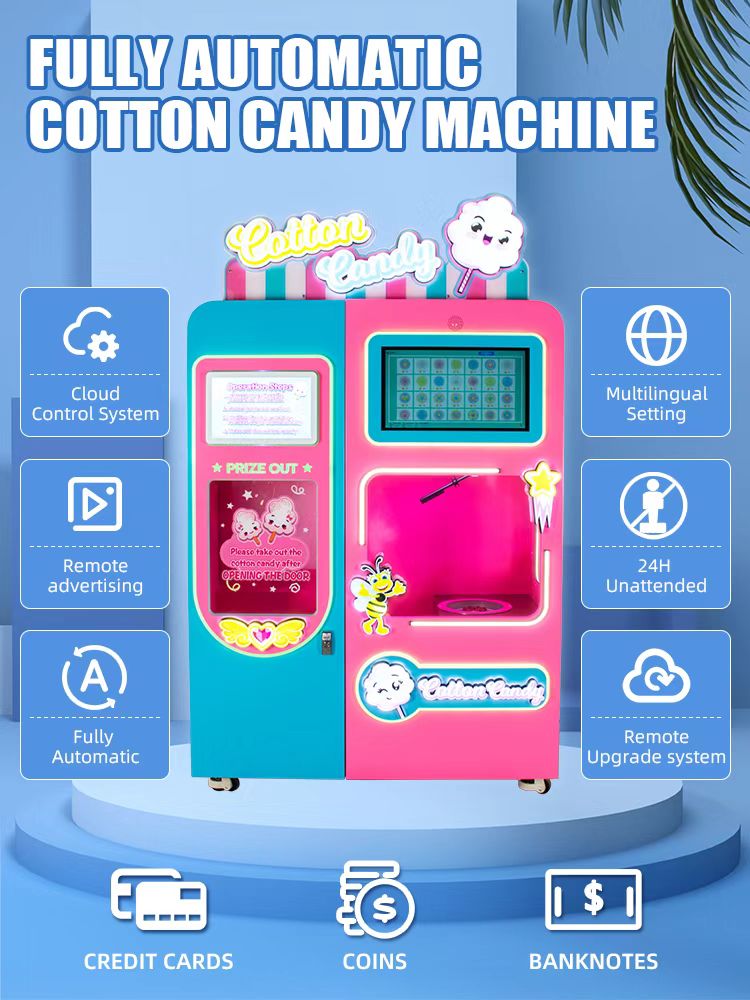 Cotton Candy Vending Machine details