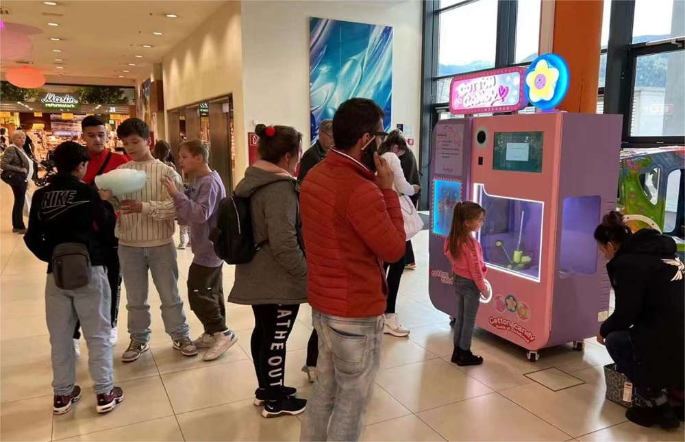 Cotton Candy Vending Machine business popularity