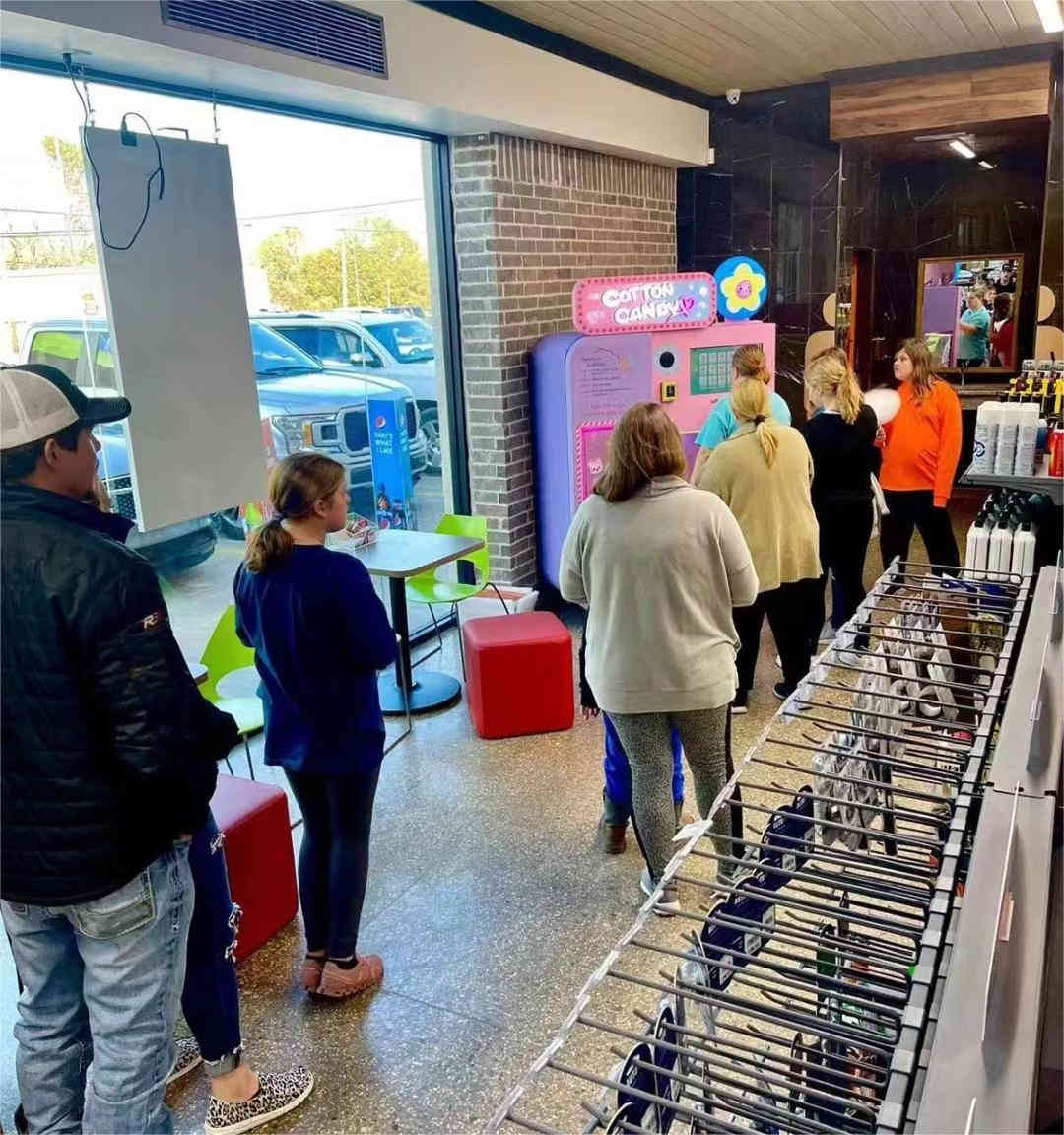 Cotton Candy Vending Machine popularity