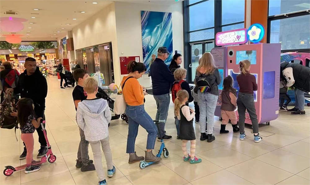 Cotton Candy Vending Machine popularity