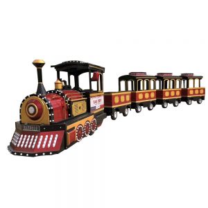 Alice kingdom theme Shopping mall Train Manufacturer Battery Power Trackless Train For Sale