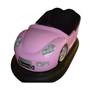 pink indoor ground grid bumper car for sale