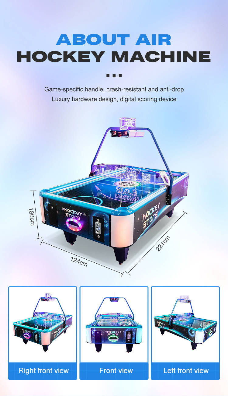 coin operated air hockey table