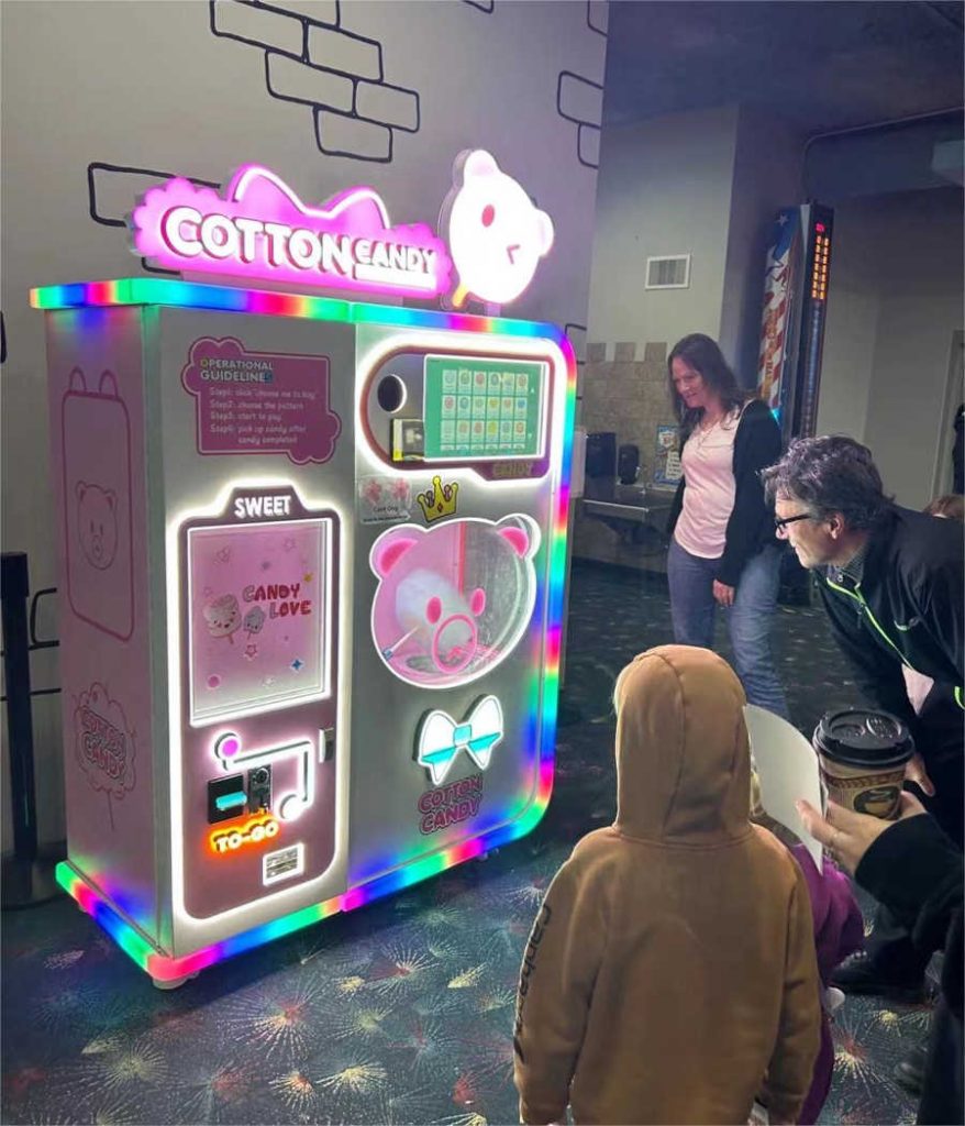 Cotton Candy Vending Machine