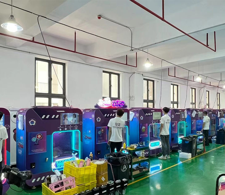 OEM Cotton Candy Vending Machine Factory