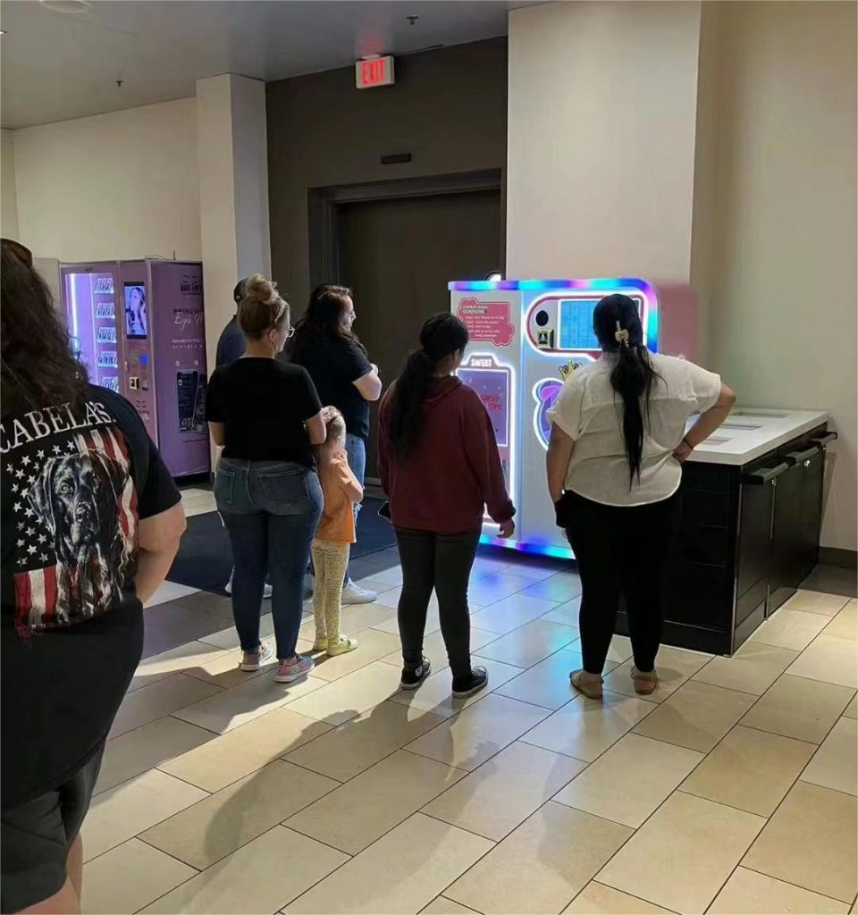 Commercial Cotton Candy Vending Machine popularity