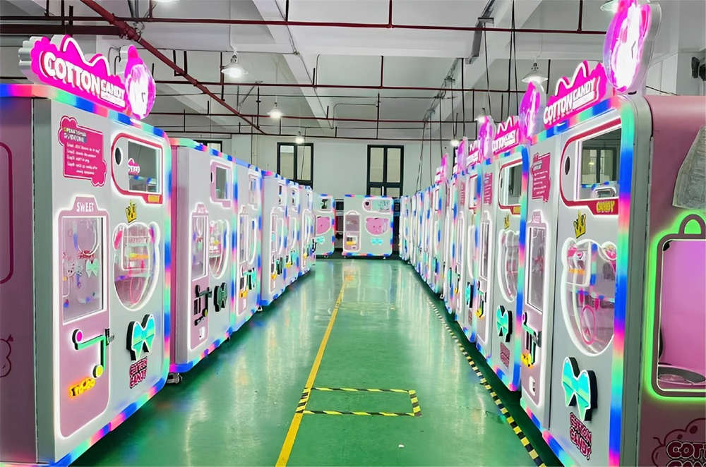 High Cotton Candy Vending Production Capacity
