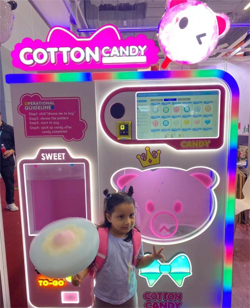Kids Cotton Candy Vending Machine