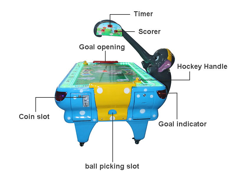 elephant air hockey details
