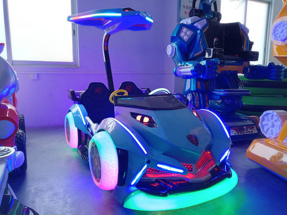 Blue Racer Car with LED