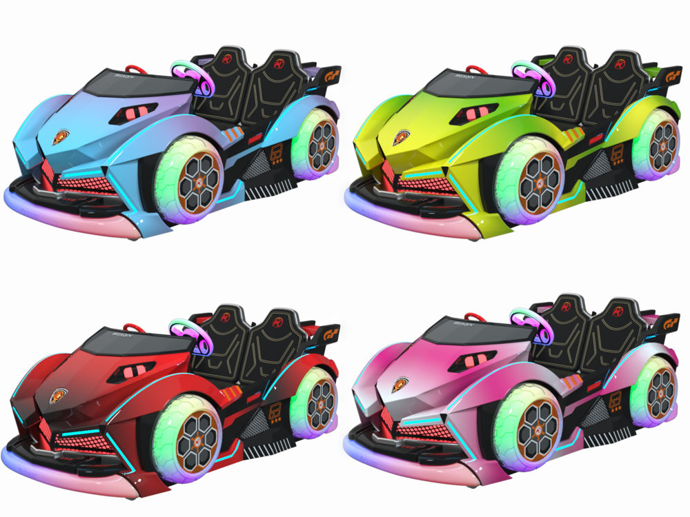 huaqin amusement kiddie ride Manufacturer pink x-speed racer car