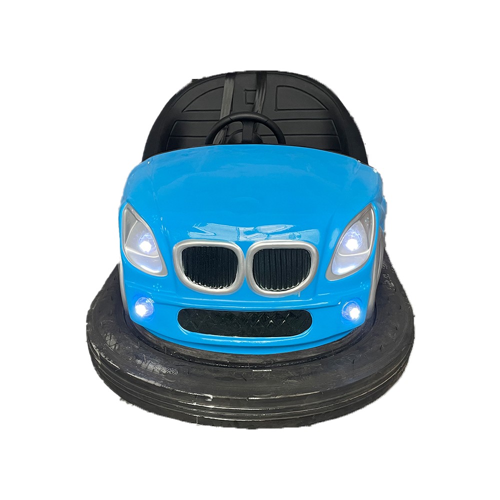 blue bumper car