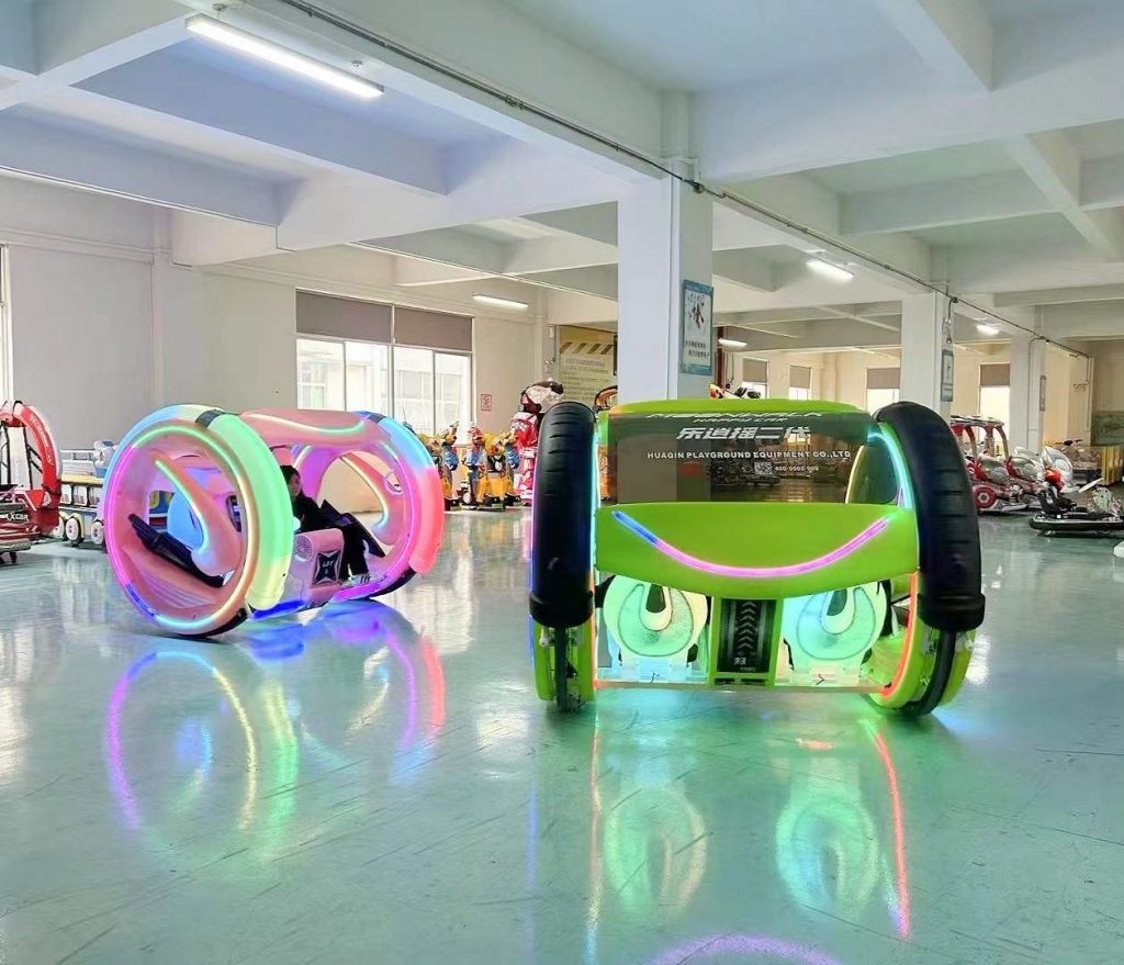 Huaqin 360 rolling car happy moonwalk car happy rolling car for sale