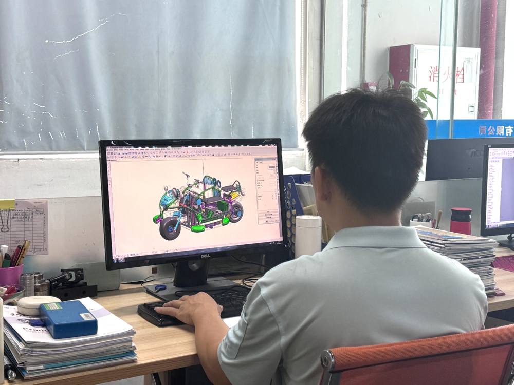 Motorcycle Kiddie Ride Structure Development