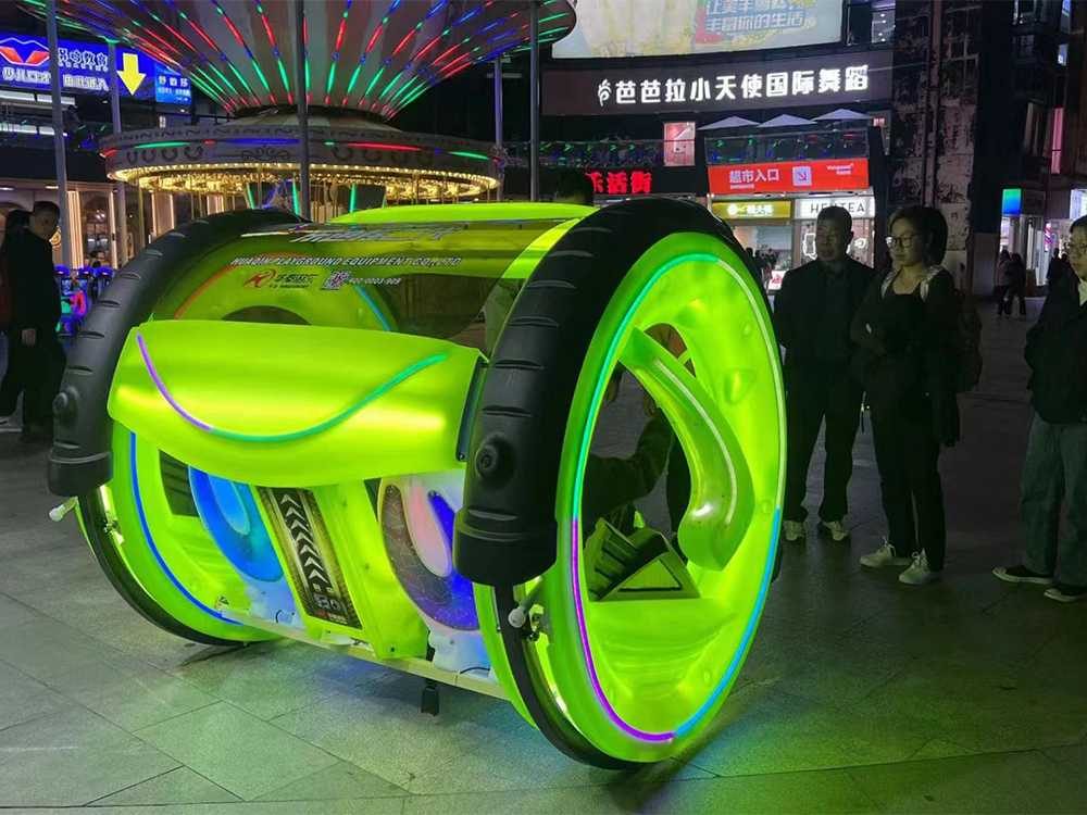 Huaqin 360 rolling car happy moonwalk car happy rolling car for sale